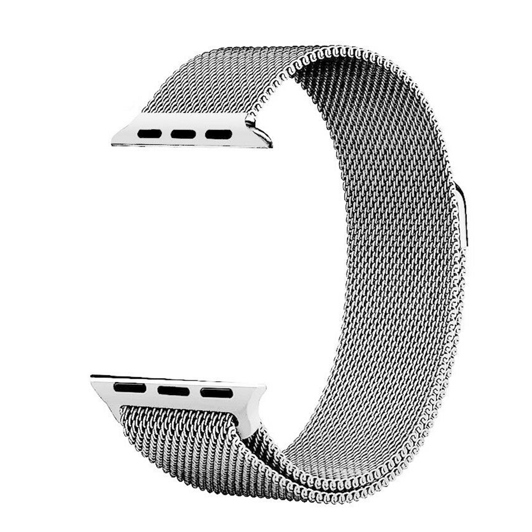 KNY Apple Watch Ultra 49 MM in Hasr Desenli Metal Kordon-Kay