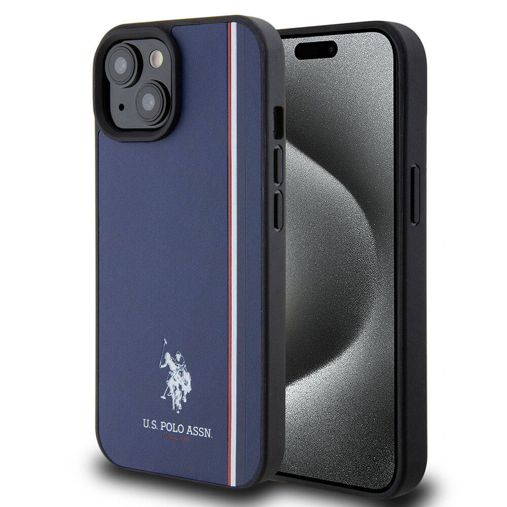 Apple iPhone 15 Klf U.S. Polo Assn. Orjinal Lisansl  Renk erit Tasarml Bask Logolu Kapak
