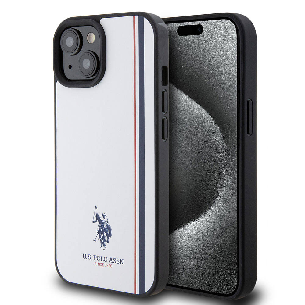 Apple iPhone 15 Klf U.S. Polo Assn. Orjinal Lisansl  Renk erit Tasarml Bask Logolu Kapak