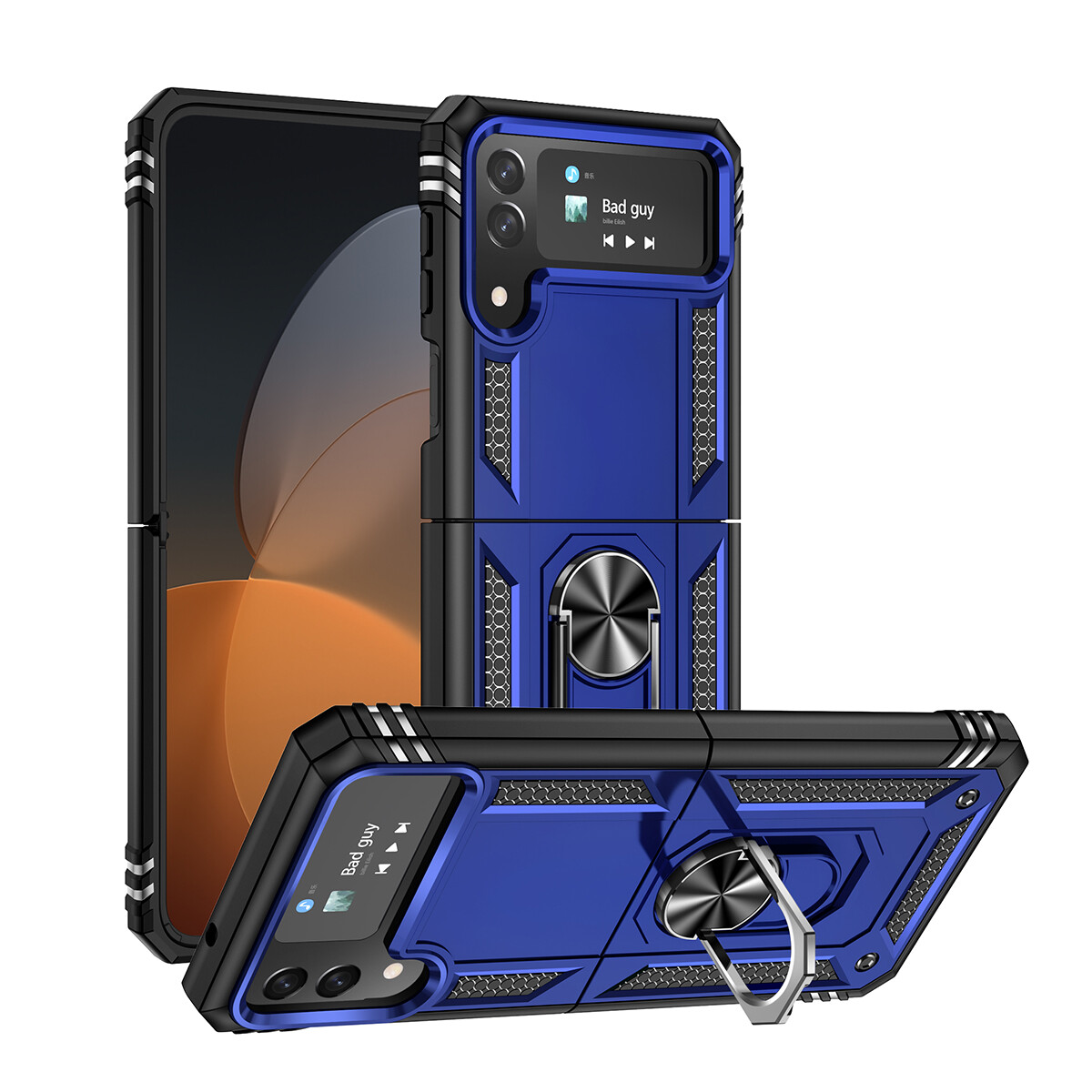 KNY Samsung Galaxy Z Flip 4 Klf Ultra Korumal Yzkl Manyetik Vega Kapak