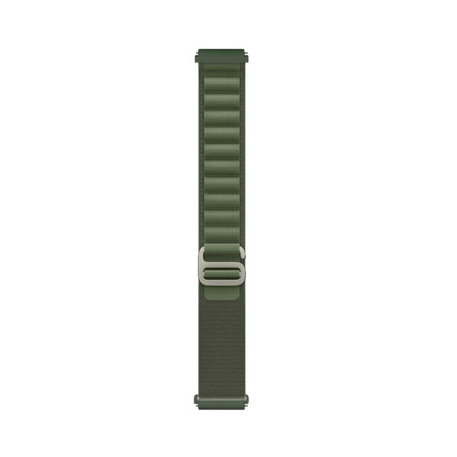KNY Samsung Galaxy Watch 5 44 MM (20MM) in Kuma Desenli Naylon Kay-Kordon KRD-74