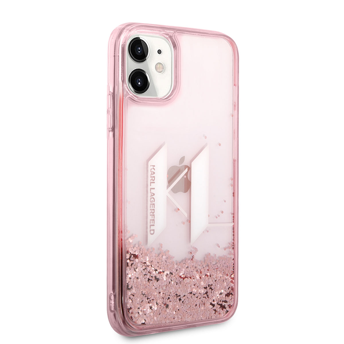 Apple iPhone 11 Klf Karl Lagerfeld Svl Simli Dizayn Kapak