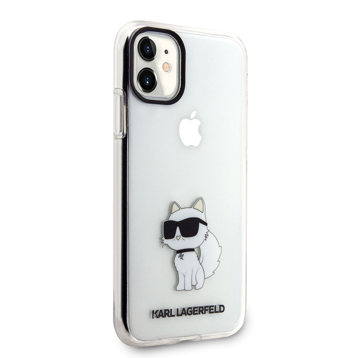 Apple iPhone 11 Klf Karl Lagerfeld Transparan Choupette Dizayn Kapak