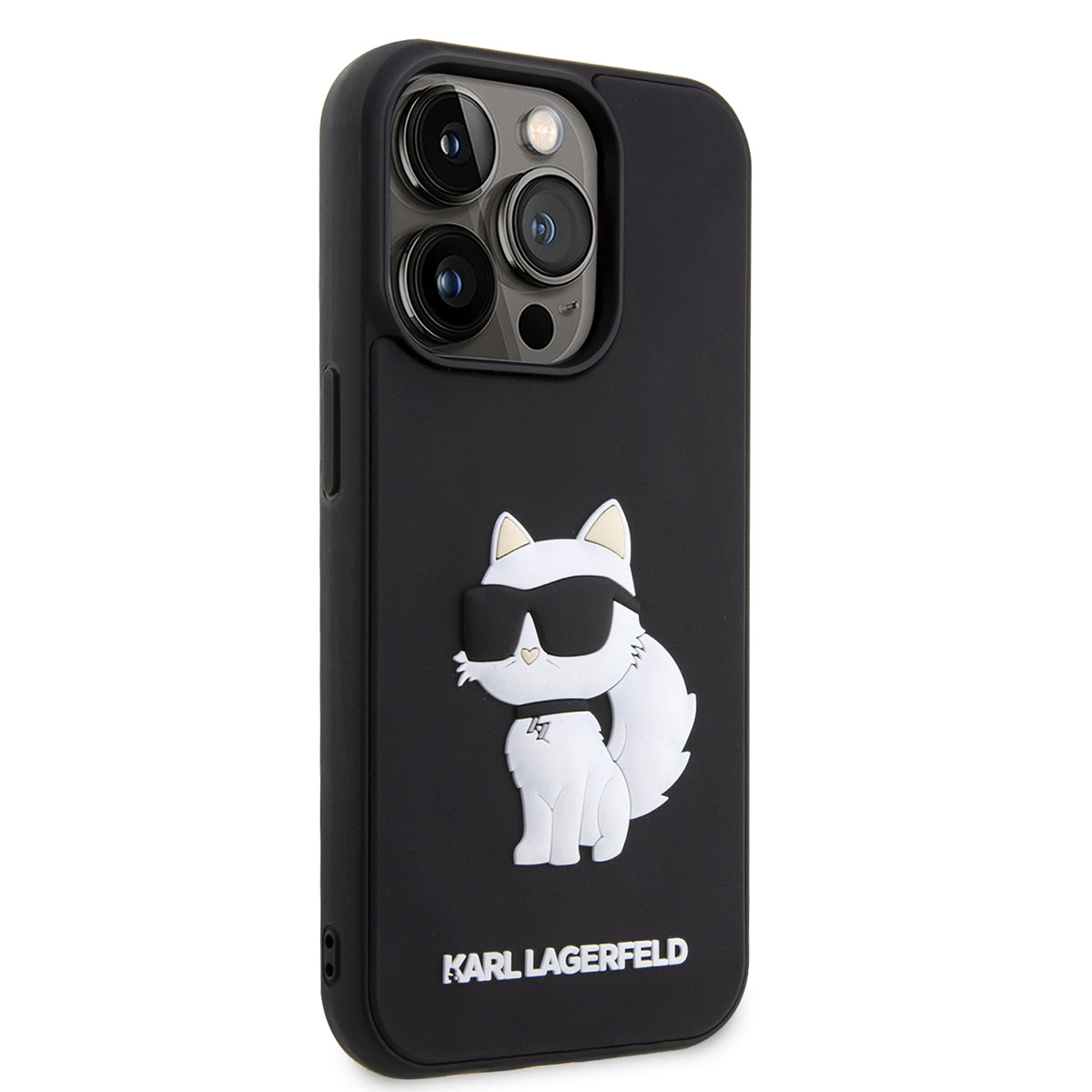 Apple iPhone 14 Pro Klf Karl Lagerfeld 3D Rubber Choupette Dizayn Kapak