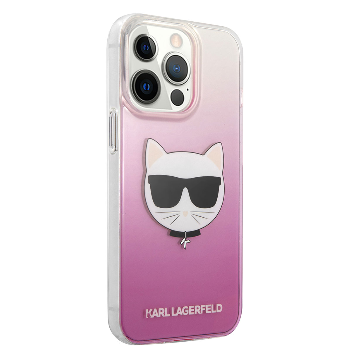 Apple iPhone 14 Pro Klf Karl Lagerfeld Sert TPU Choupette Dizayn Kapak
