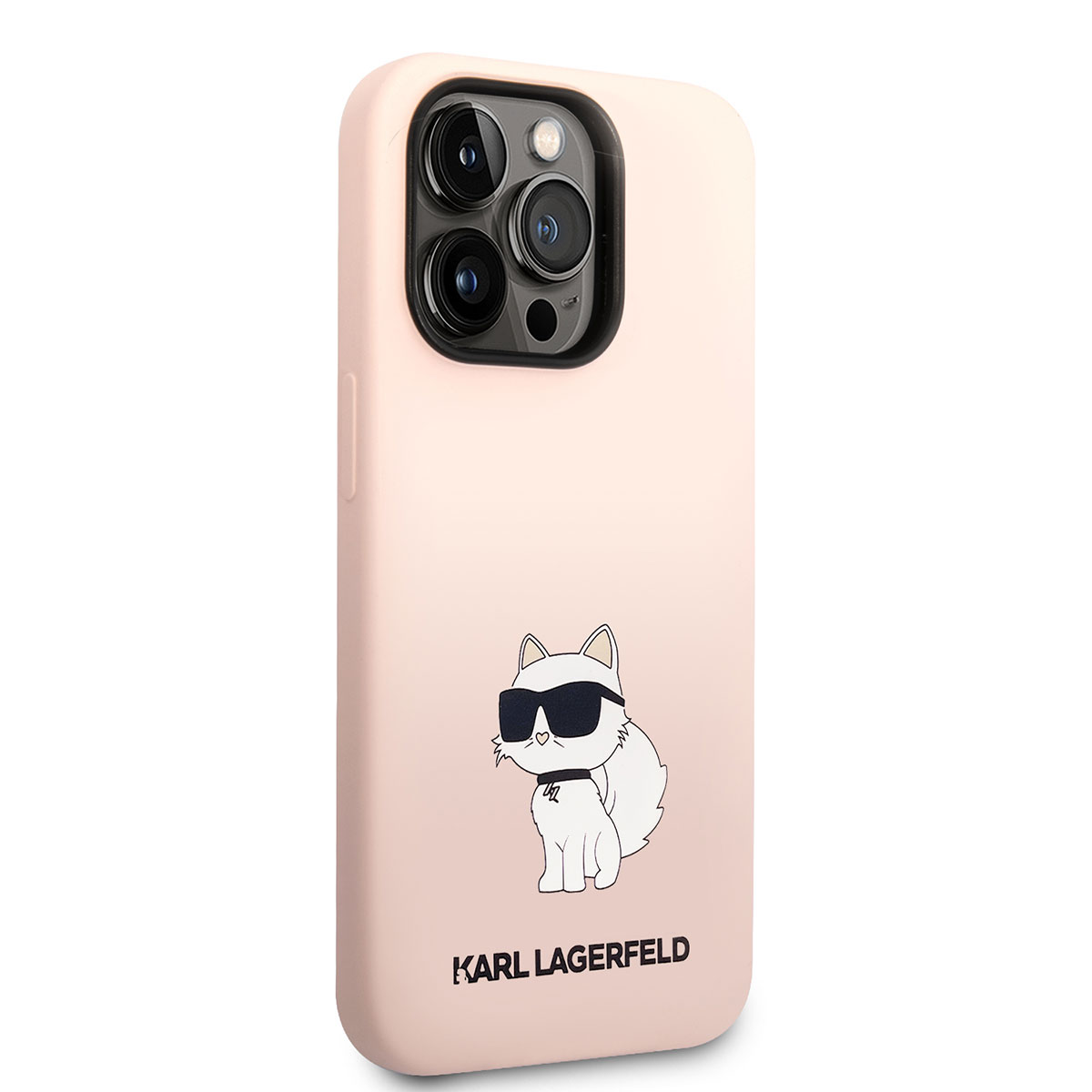 Apple iPhone 14 Pro Klf Karl Lagerfeld Silikon Choupette Dizayn Kapak