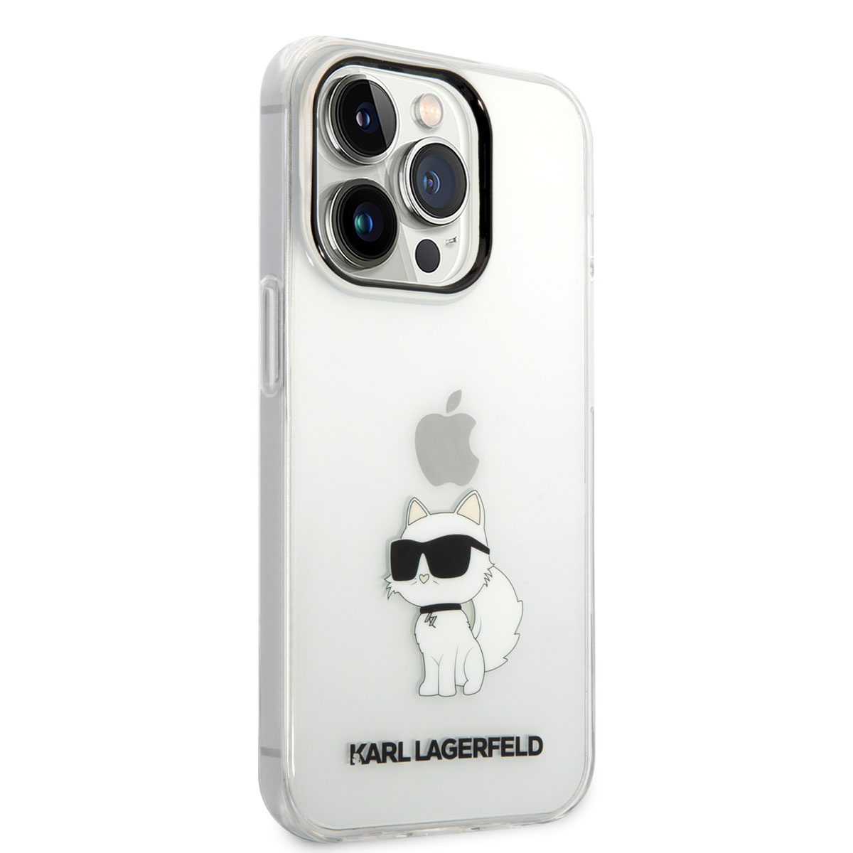 Apple iPhone 14 Pro Klf Karl Lagerfeld Transparan Choupette Dizayn Kapak