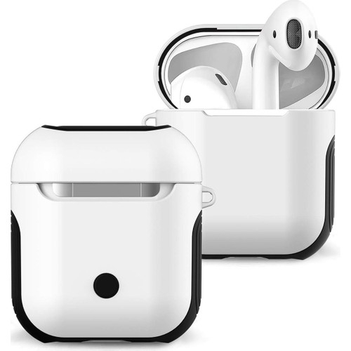 KNY Apple Airpods in Ultra Korumal Askl ShockProof Beyaz