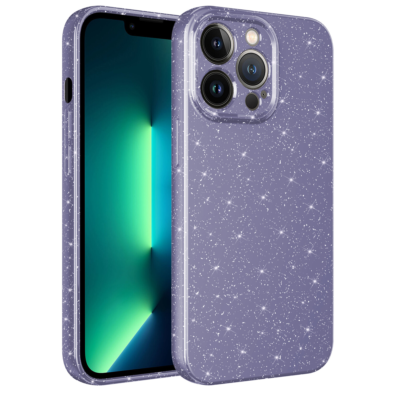 KNY Apple phone 12 Pro Max Klf Kamera Korumal Simli Lx Koton Silikon