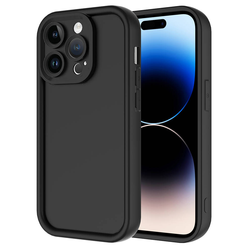 KNY Apple phone 14 Pro Klf Ultra Korumal Kamera Korumal Sert Silikon Ananas Kapak