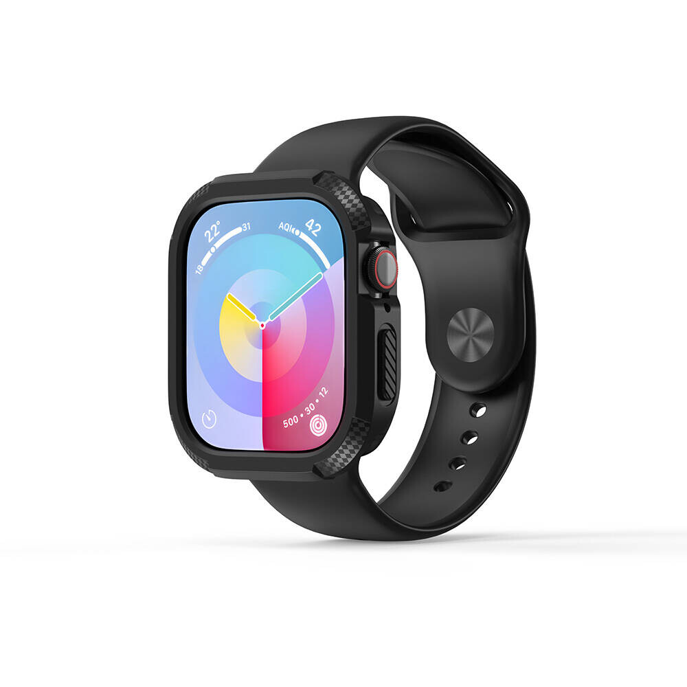 KNY Apple Watch 10.Nesil 42 MM in 360 Tam Korumal Kasa Koruyucu Gard Silikon