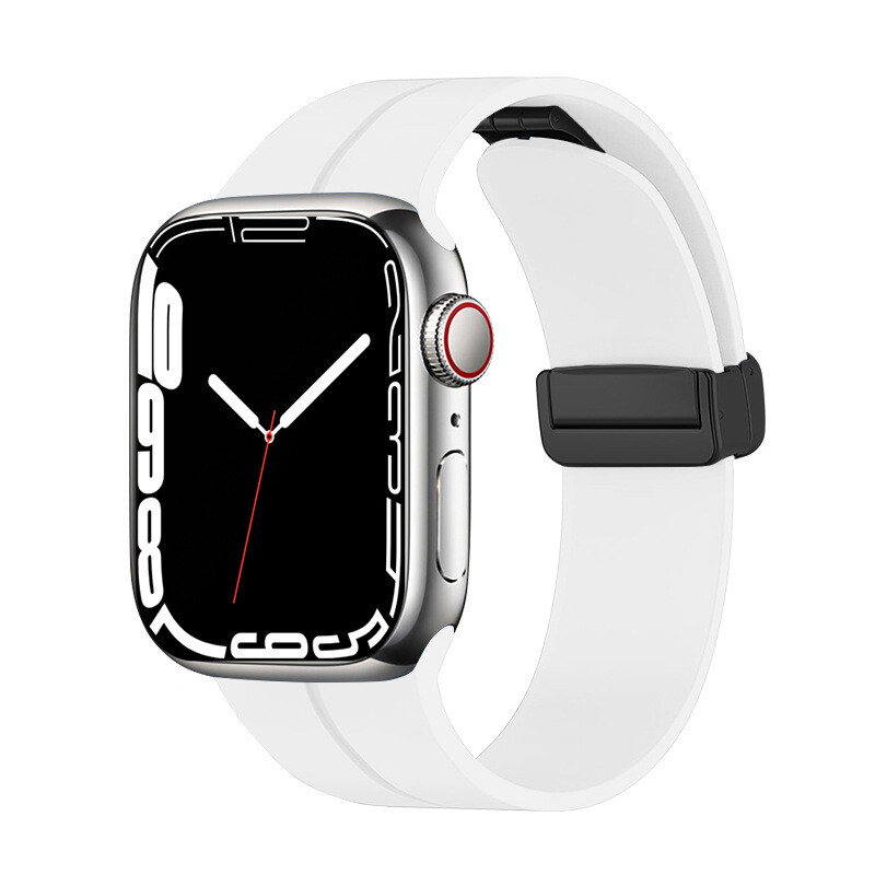 KNY Apple Watch 40 MM in Manyetik Kopal Renkli Silikon Kay-Kordon KRD-84 