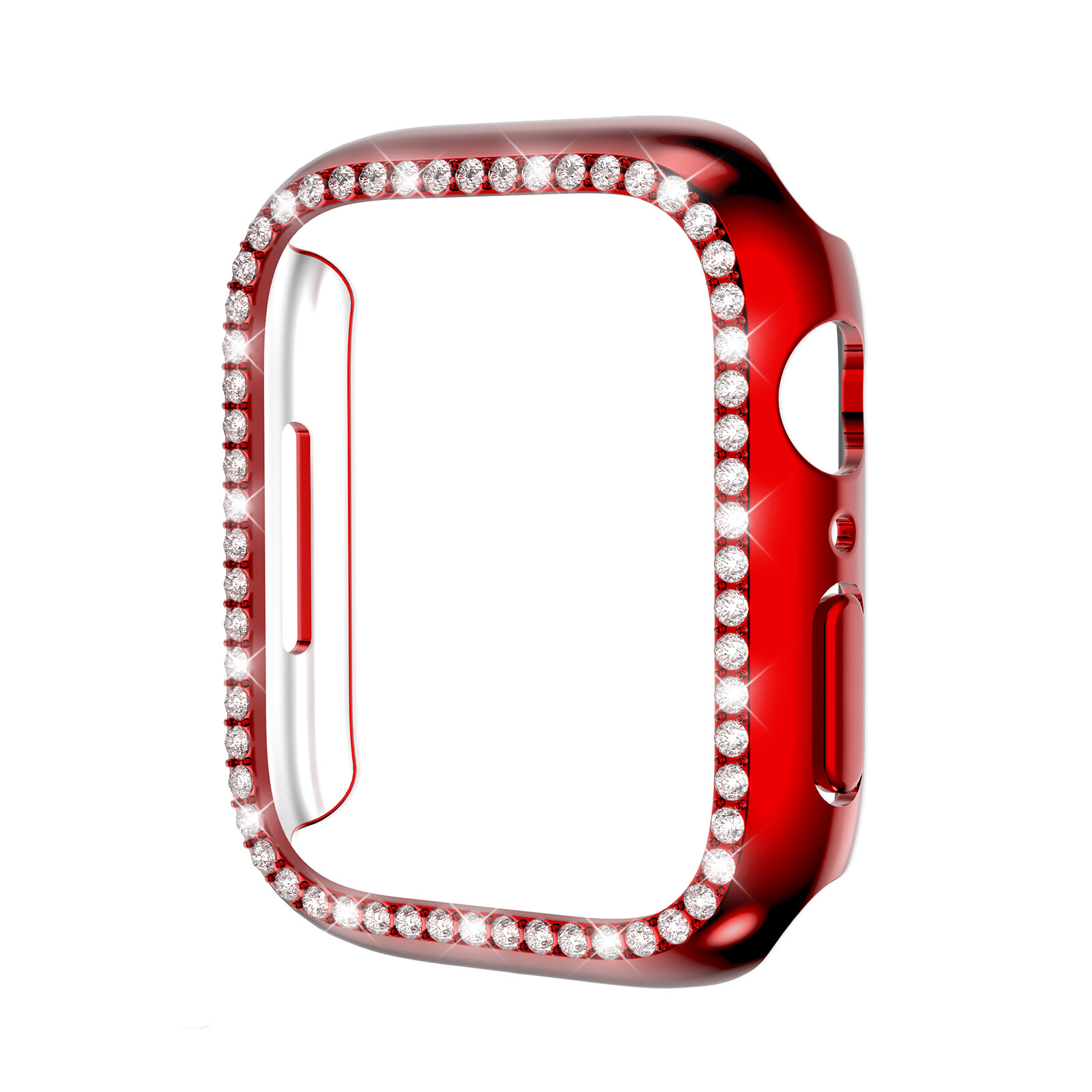 KNY Apple Watch 7 45 MM in Kenar Tal Renkli Gard Kapak