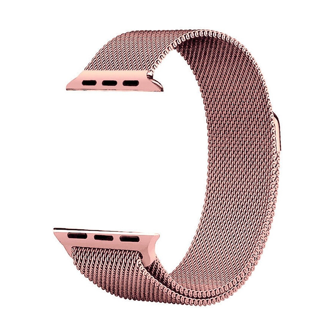 KNY Apple Watch Ultra 2 in Hasr Desenli Metal Kordon-Kay