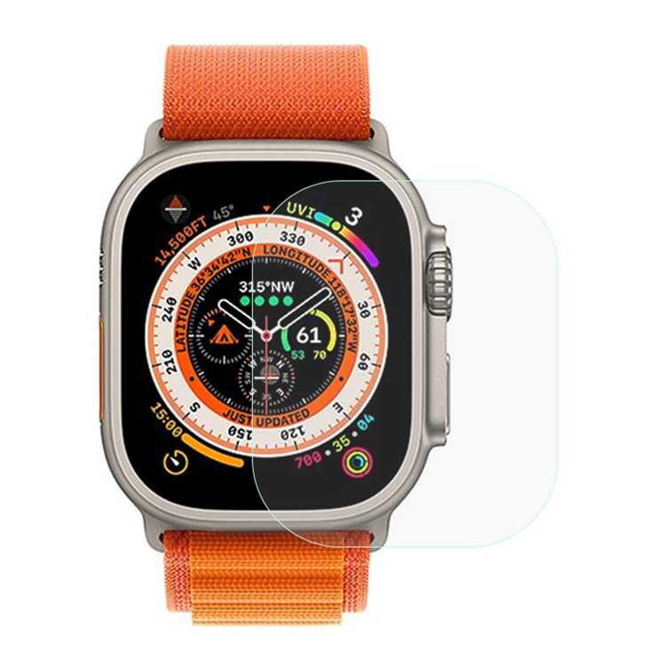 KNY Apple Watch Ultra 49 MM in effaf Esnek Ekran Koruyucu Narr TPU 