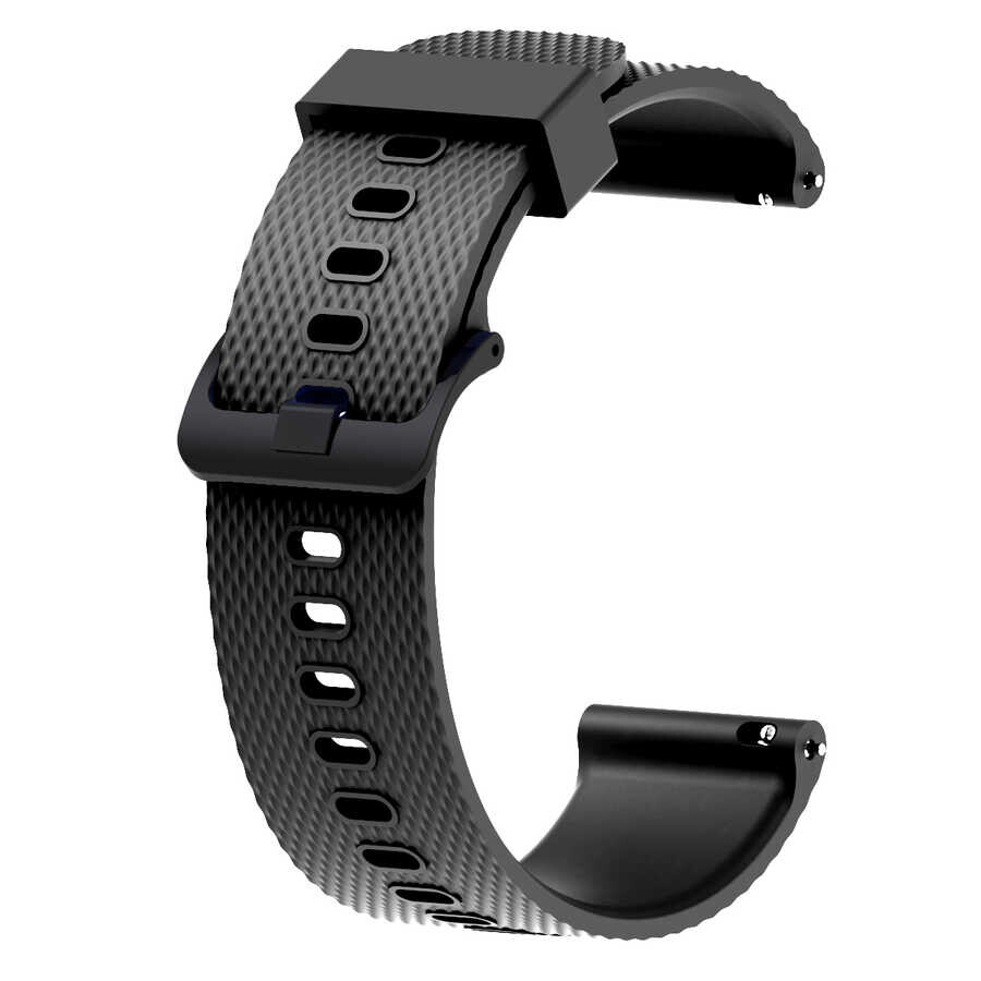 KNY Ferrucci Smart Watch 19S 20 MM in Bakla Model Ayarlanabilir Renkli Silikon Kay-Kordon KRD-46