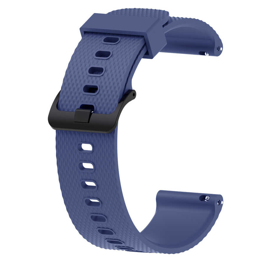 KNY Garmin Forerunner 245 20 MM in Bakla Model Ayarlanabilir Renkli Silikon Kay-Kordon KRD-46