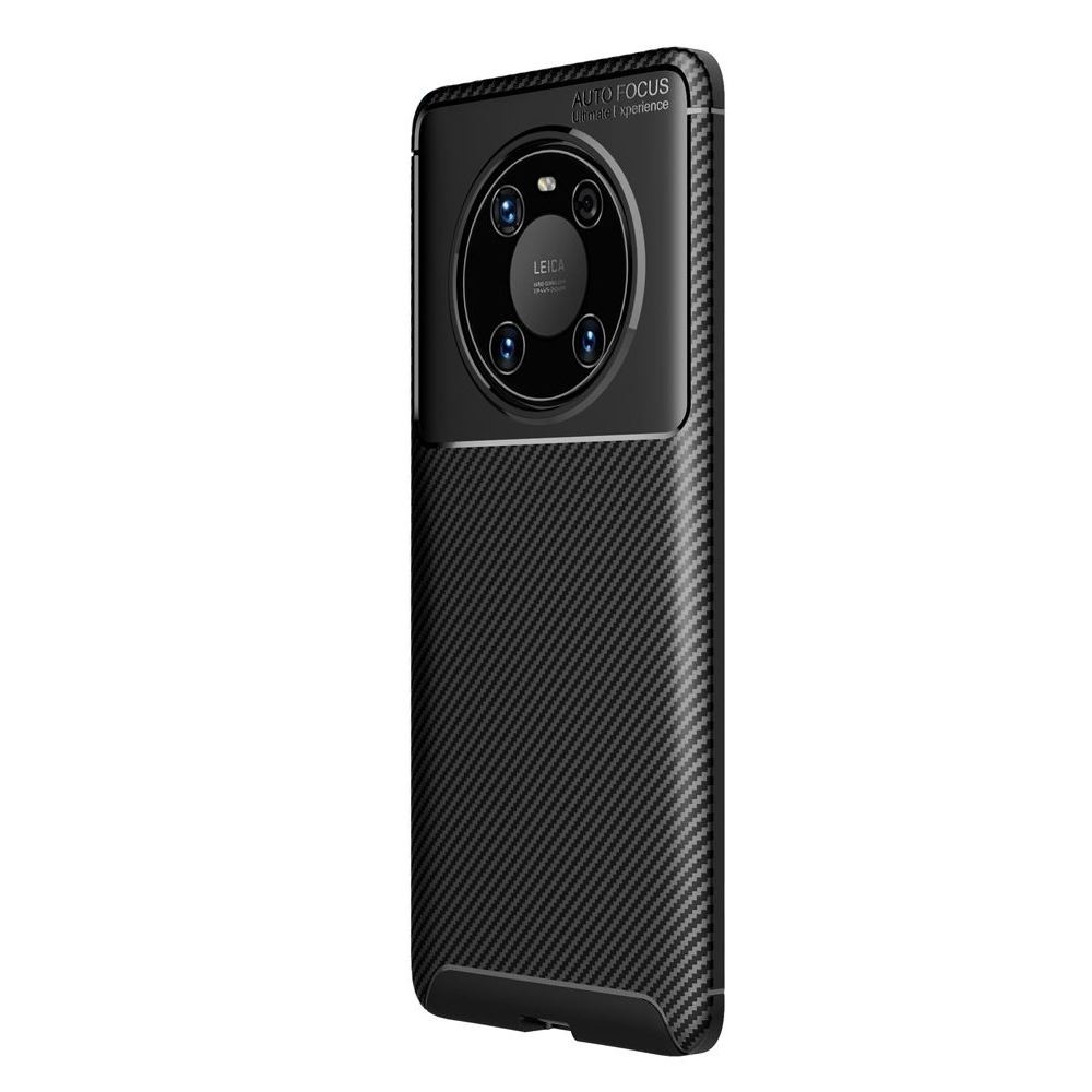 KNY Huawei Mate 40 Pro Klf Karbon Desenli Lux Negro Silikon