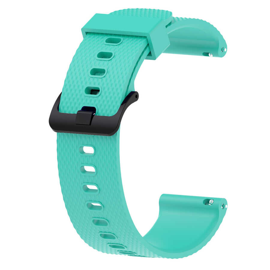 KNY nteya Hi Watch 20 MM in Bakla Model Ayarlanabilir Renkli Silikon Kay-Kordon KRD-46