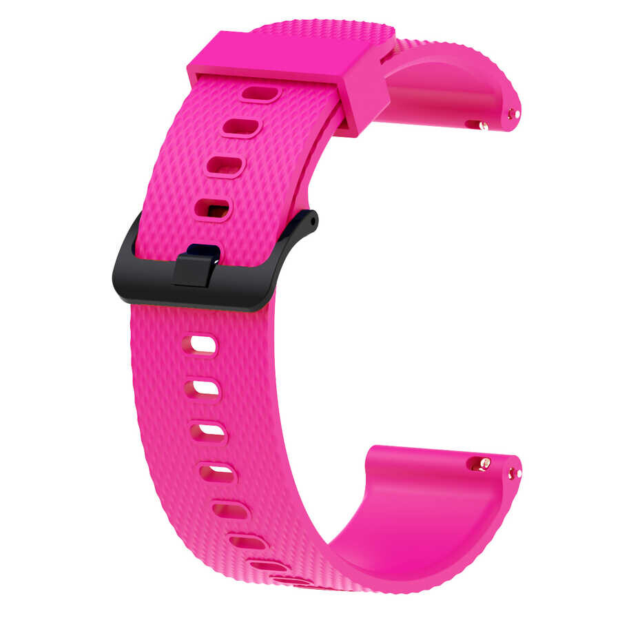 KNY nteya Hi Watch 20 MM in Bakla Model Ayarlanabilir Renkli Silikon Kay-Kordon KRD-46