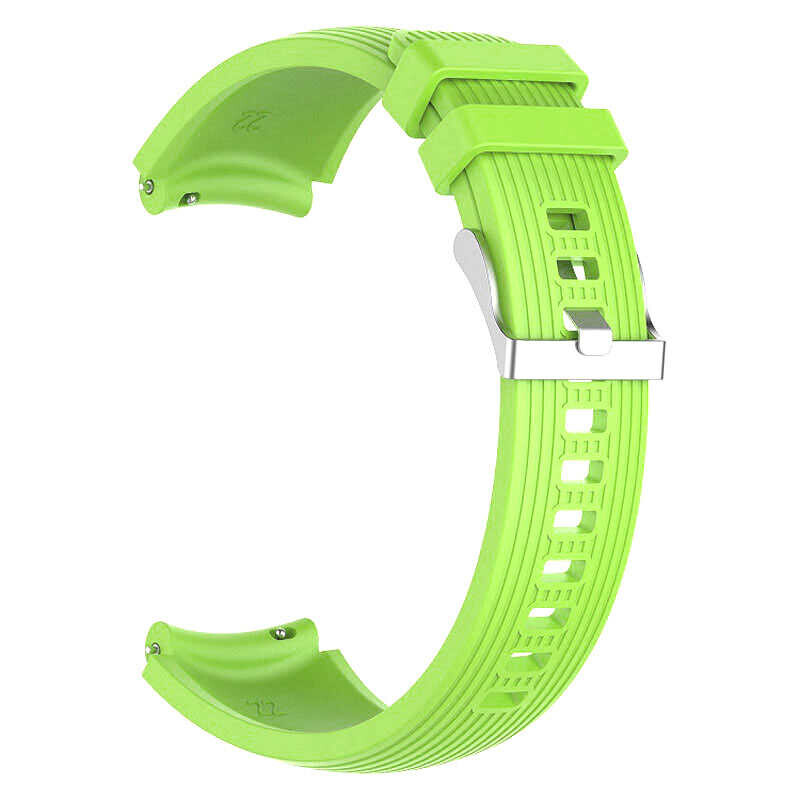 KNY One Plus Watch in 22 MM izgili Desenli Ayarlanabilir Renkli Slikon Kay-Kordon KRD-18