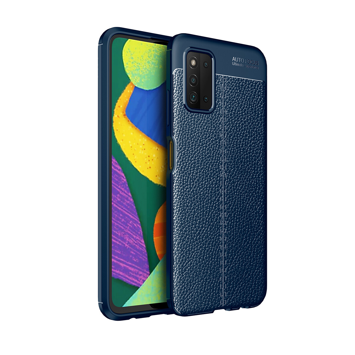KNY Samsung Galaxy A03S Klf Deri Desenli Lux Niss Silikon
