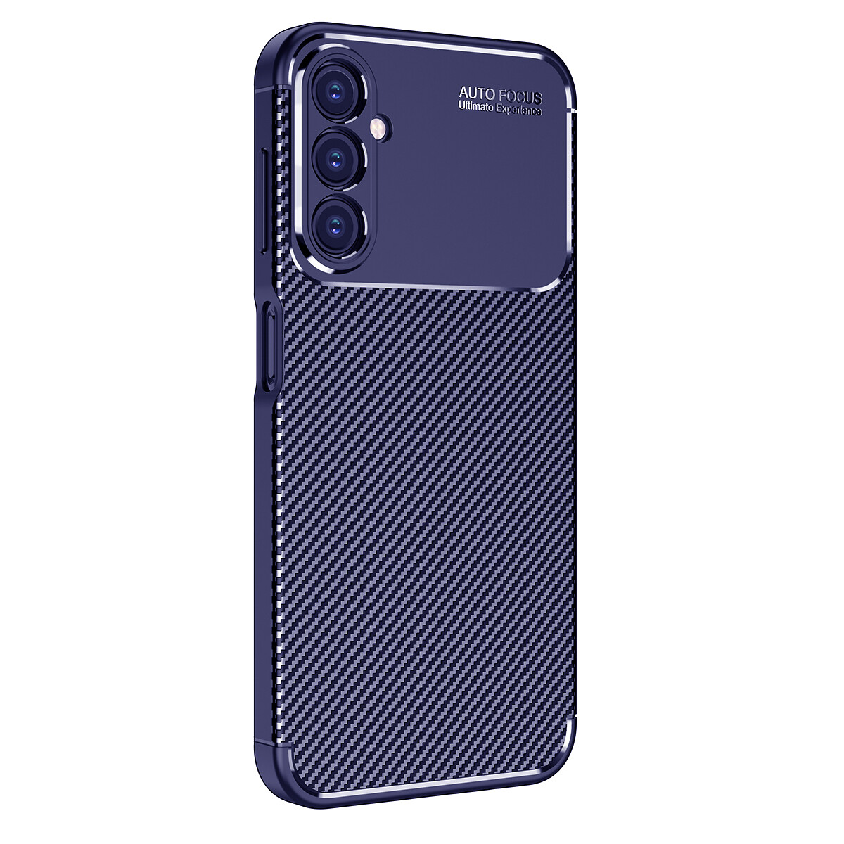 KNY Samsung Galaxy A14 Klf Karbon Desenli Lux Negro Silikon