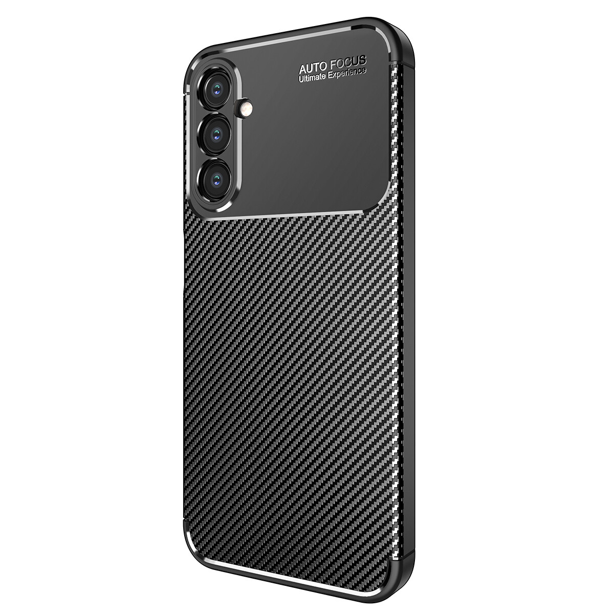 KNY Samsung Galaxy A34 Klf Karbon Desenli Lux Negro Silikon