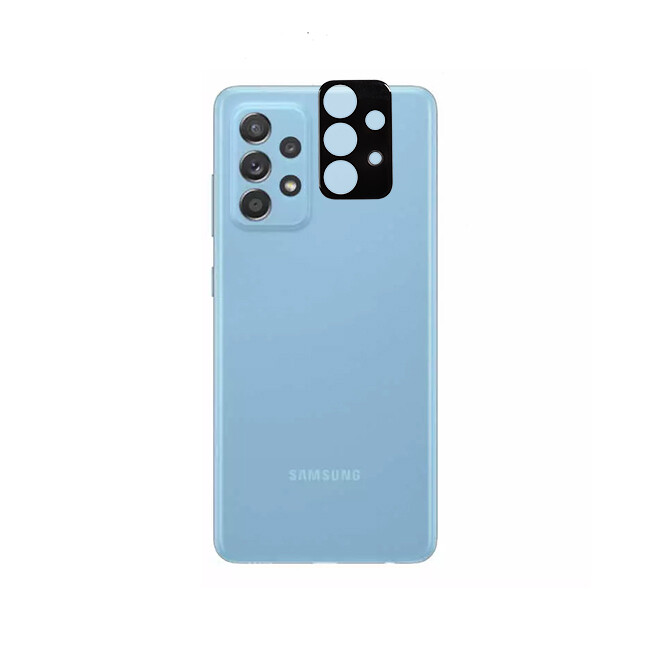KNY Samsung Galaxy M51 in Full Yapan 3D Kamera Cam Koruyucusu Siyah