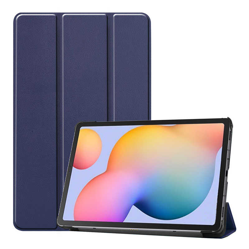 KNY Samsung Galaxy Tab A9 Plus SM-X210 Klf Arkas effaf Standl Uyku Modlu Smart Cover