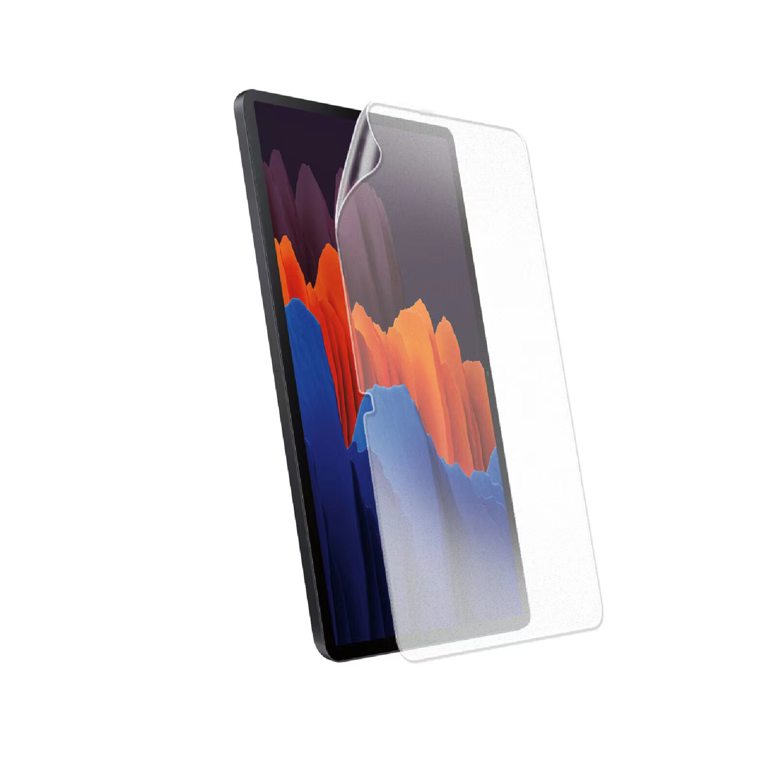 KNY Samsung Galaxy Tab S7 Plus T970 in Kait Hissi Veren Mat Paper Like Ekran Koruyucu