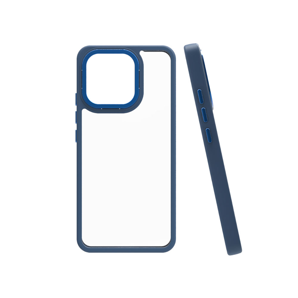 KNY Xiaomi Mi 13 Klf Renkli Silikon Kenarl Arkas effaf Sert Flora Kapak