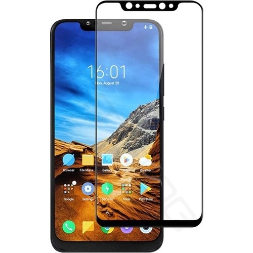 KNY Xiaomi Mi 8 Lite in Full Yapan 5D Fiber Nano Siyah