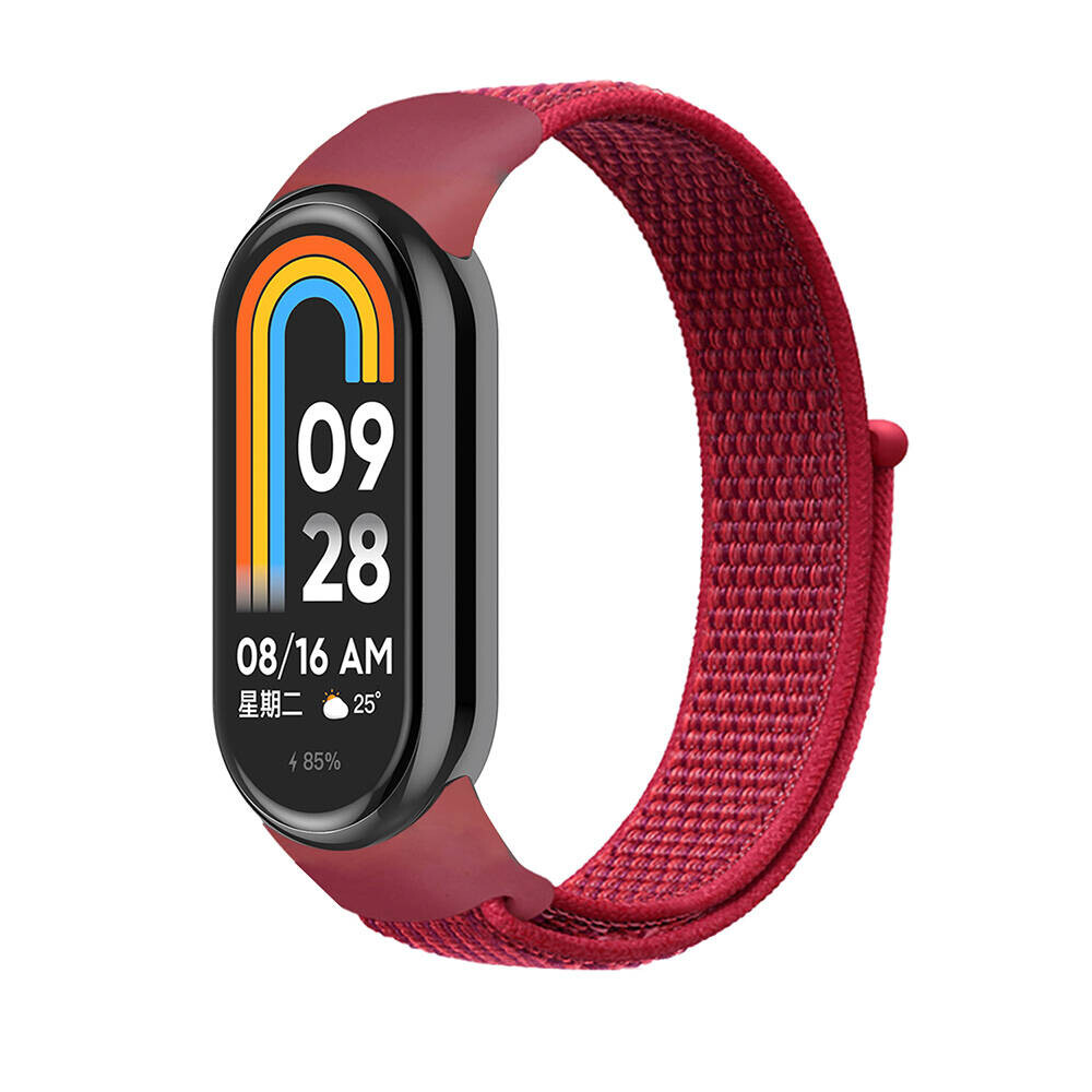 KNY Xiaomi Mi Band 8 in Hasr Desenli Renkli Kuma Kay-Kordon KRD-03