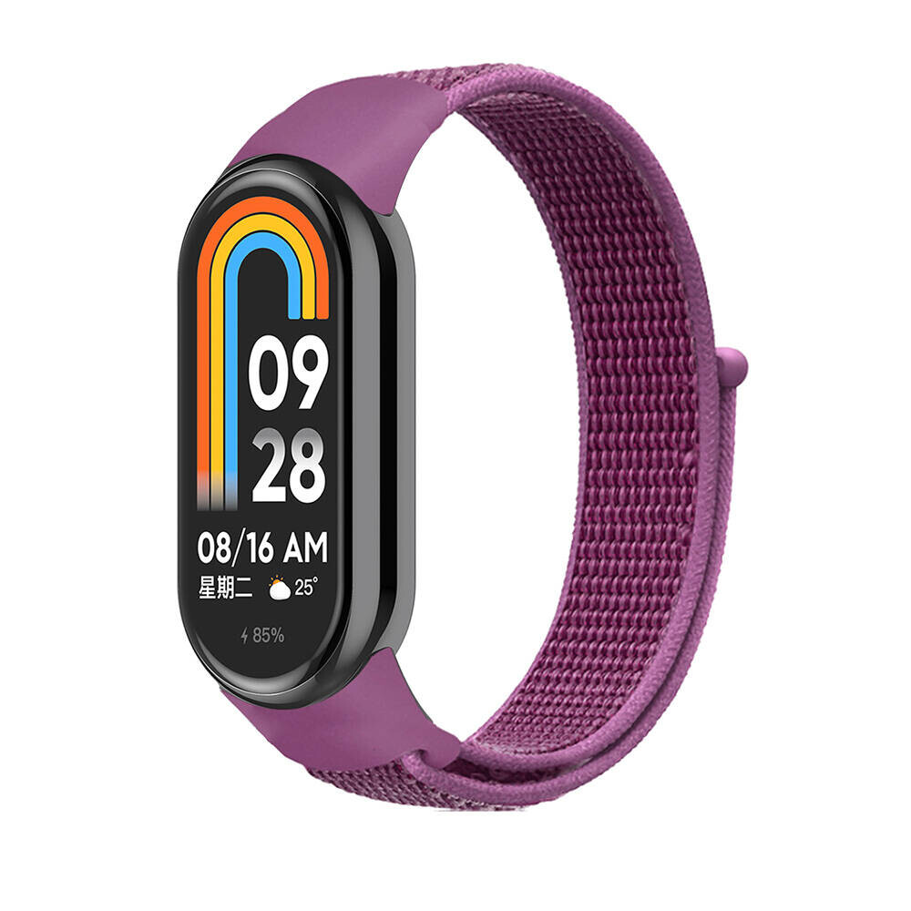 KNY Xiaomi Mi Band 8 in Hasr Desenli Renkli Kuma Kay-Kordon KRD-03