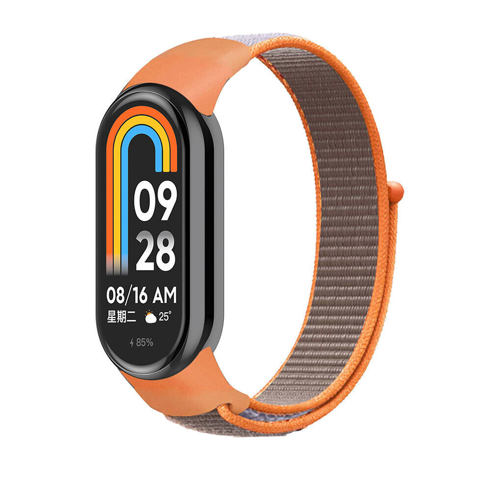 KNY Xiaomi Mi Band 8 in Hasr Desenli Renkli Kuma Kay-Kordon KRD-03