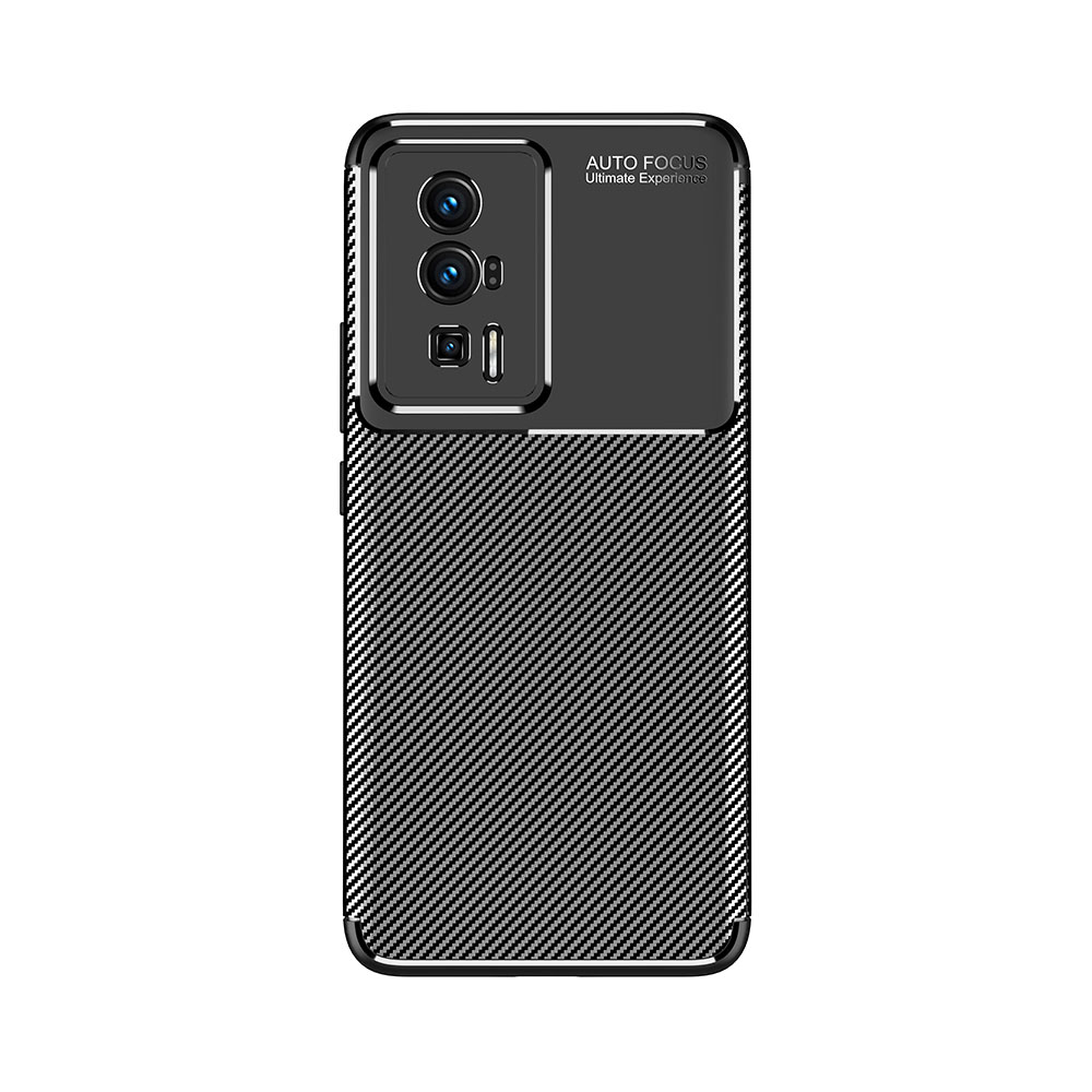 KNY Xiaomi Poco F5 Pro Klf Karbon Desenli Lux Negro Silikon