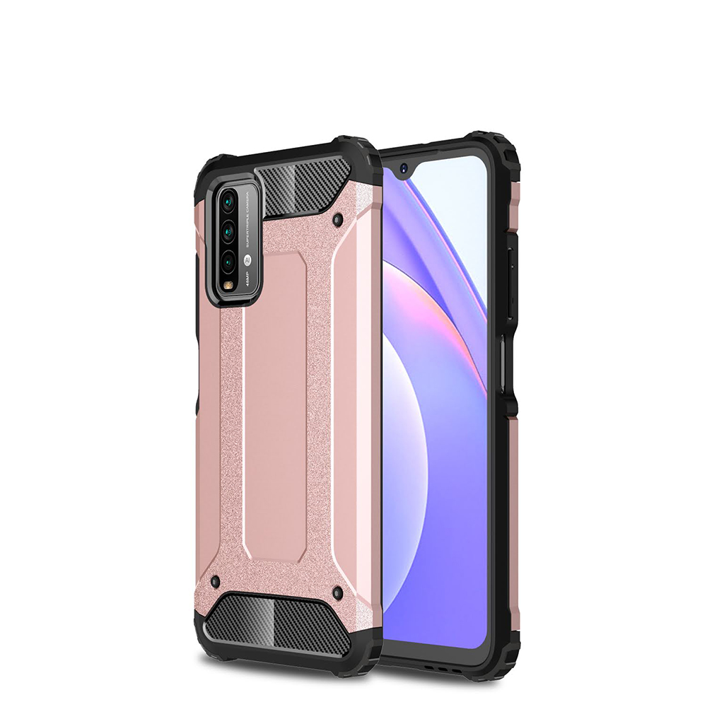 KNY Xiaomi Poco M3 Klf ift Katmanl Armour Case