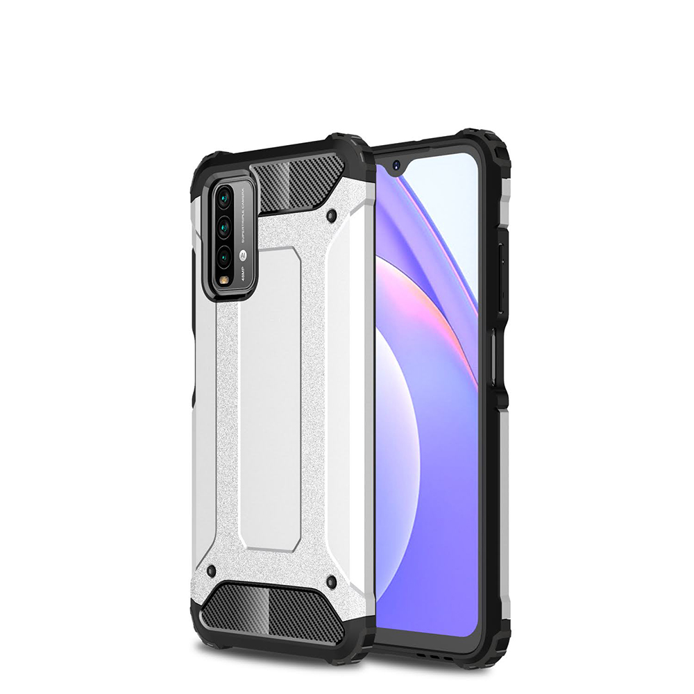 KNY Xiaomi Poco M3 Klf ift Katmanl Armour Case