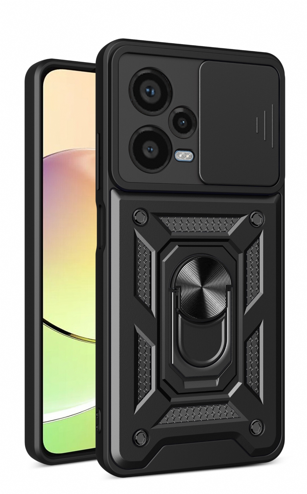 KNY Xiaomi Redmi Note 12 Pro Plus 5G Klf Ultra Korumal Yzkl Manyetik Srgl Vega Kapak