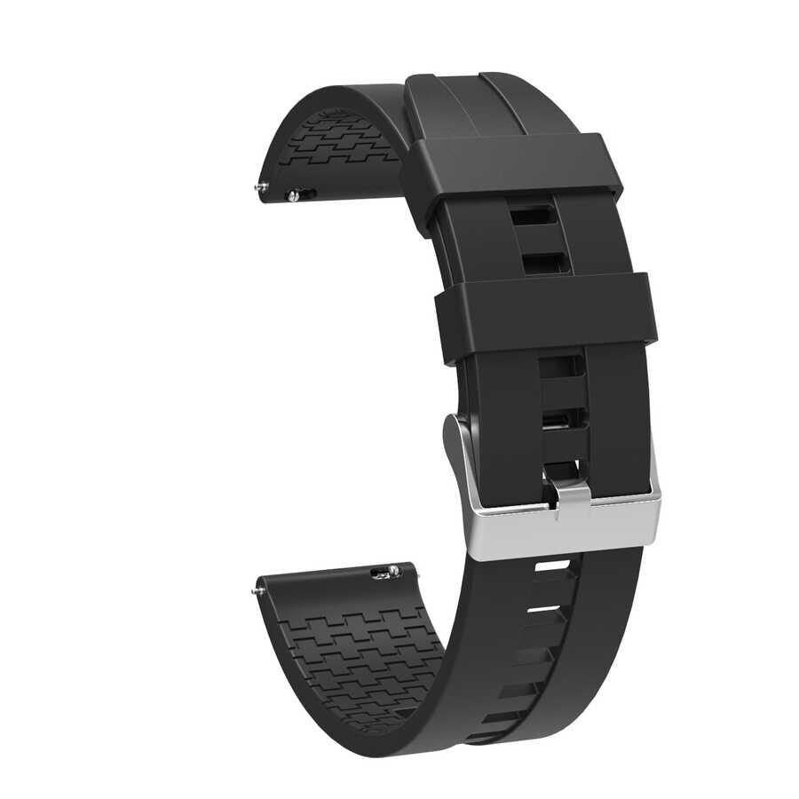 KNY Xiaomi Watch S1 Active in 22 MM Standart Model 7 Kademeli Ayarlanabilir Renkli Silikon Kay-Kordon KRD-23